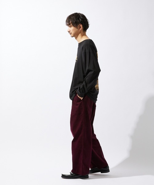 JOURNAL STANDARD relume(ジャーナルスタンダード レリューム)の「【ZOZO限定】TENPLA&Co L/S 2(Tシャツ/カットソー・メンズ・ホワイト×レッド/ホワイト×ブルー/ブラック×ブルー/ブラック系その他/ホワイト×グリーン/ホワイト×ネイビー/ブラック×イエロー/ブラック×ピンク・S/M/L/XL/XS/XXL)」の16枚目の写真