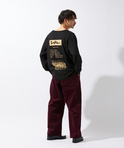 JOURNAL STANDARD relume(ジャーナルスタンダード レリューム)の「【ZOZO限定】TENPLA&Co L/S 2(Tシャツ/カットソー・メンズ・ホワイト×レッド/ホワイト×ブルー/ブラック×ブルー/ブラック系その他/ホワイト×グリーン/ホワイト×ネイビー/ブラック×イエロー/ブラック×ピンク・S/M/L/XL/XS/XXL)」の17枚目の写真