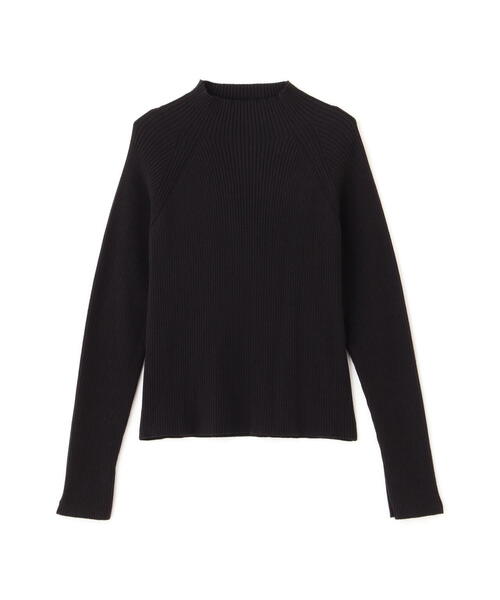 N.（N. Natural Beauty Basic）（エヌエヌナチュラルビューティーベーシック）の「◆スリットカフハイネックニット（ニット/セーター・レディース・ブルー/オフホワイト/ブラック/ライトグレー・MEDIUM）」の5枚目の写真