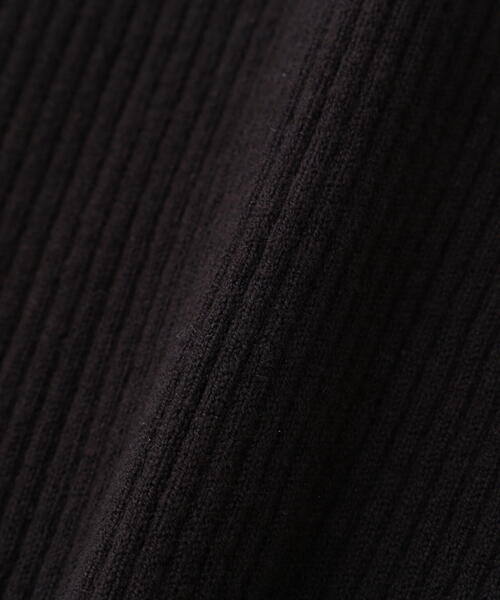 N.（N. Natural Beauty Basic）（エヌエヌナチュラルビューティーベーシック）の「◆スリットカフハイネックニット（ニット/セーター・レディース・ブルー/オフホワイト/ブラック/ライトグレー・MEDIUM）」の11枚目の写真