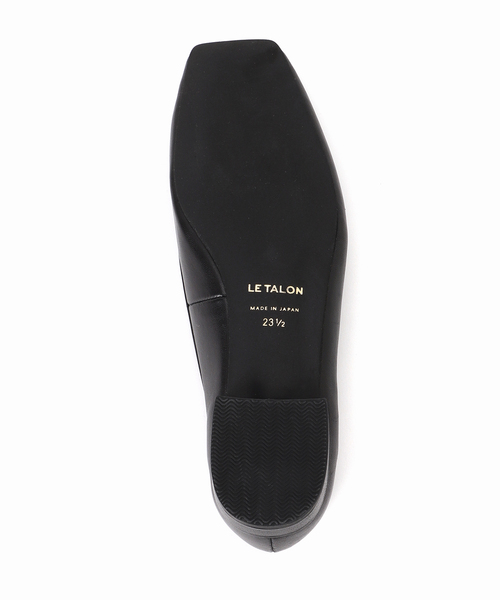 LE TALON（ルタロン）の「レザースクエアボロネーゼバレエ（バレエシューズ・レディース・ブラック系その他/シルバー・23.5cm/22cm/24cm/23cm/25cm/24.5cm/22.5cm）」の8枚目の写真