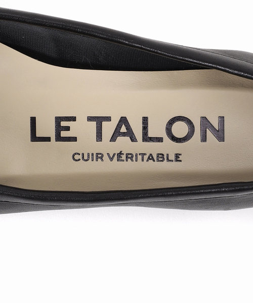 LE TALON（ルタロン）の「レザースクエアボロネーゼバレエ（バレエシューズ・レディース・ブラック系その他/シルバー・23.5cm/22cm/24cm/23cm/25cm/24.5cm/22.5cm）」の9枚目の写真