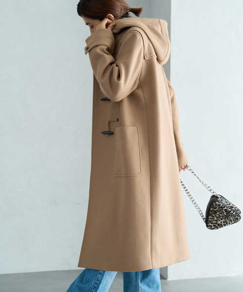 IENA（イエナ）の「ダッフルコート（ダッフルコート・レディース・キャメル/ネイビー・36/38）」の8枚目の写真