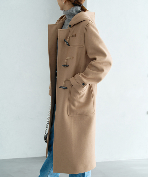 IENA（イエナ）の「ダッフルコート（ダッフルコート・レディース・キャメル/ネイビー・36/38）」の9枚目の写真