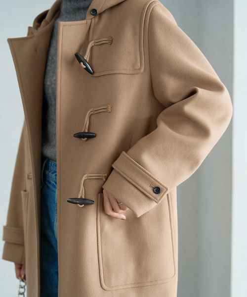 IENA（イエナ）の「ダッフルコート（ダッフルコート・レディース・キャメル/ネイビー・36/38）」の10枚目の写真