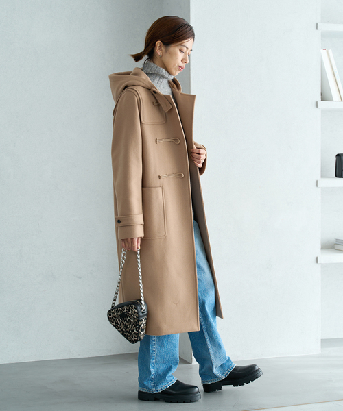 IENA（イエナ）の「ダッフルコート（ダッフルコート・レディース・キャメル/ネイビー・36/38）」の11枚目の写真