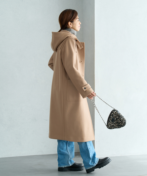 IENA（イエナ）の「ダッフルコート（ダッフルコート・レディース・キャメル/ネイビー・36/38）」の12枚目の写真