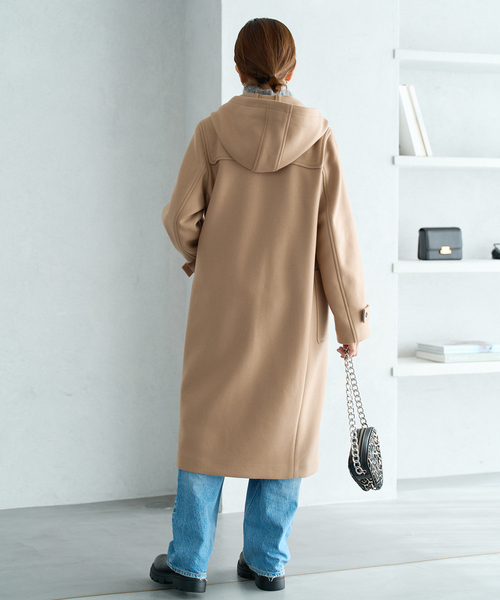 IENA（イエナ）の「ダッフルコート（ダッフルコート・レディース・キャメル/ネイビー・36/38）」の13枚目の写真