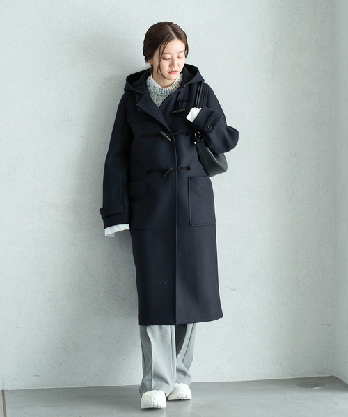 IENA（イエナ）の「ダッフルコート（ダッフルコート・レディース・キャメル/ネイビー・36/38）」の17枚目の写真