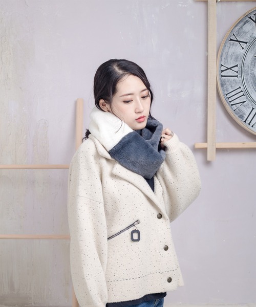 nii）バイカラー 2重巻 スヌード（ネックウォーマー/スヌード）｜PARKS