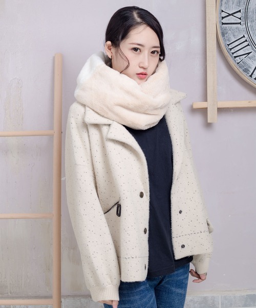 nii）バイカラー 2重巻 スヌード（ネックウォーマー/スヌード）｜PARKS