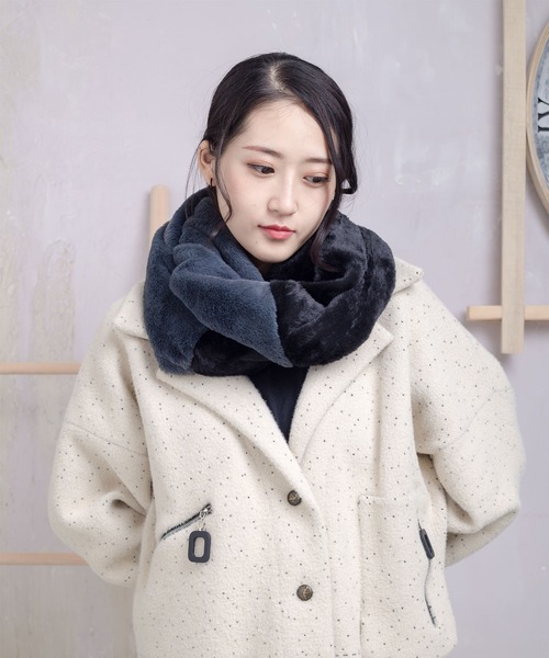 nii）バイカラー 2重巻 スヌード（ネックウォーマー/スヌード）｜PARKS