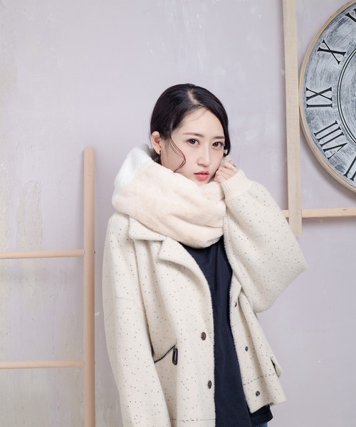 nii）バイカラー 2重巻 スヌード（ネックウォーマー/スヌード）｜PARKS