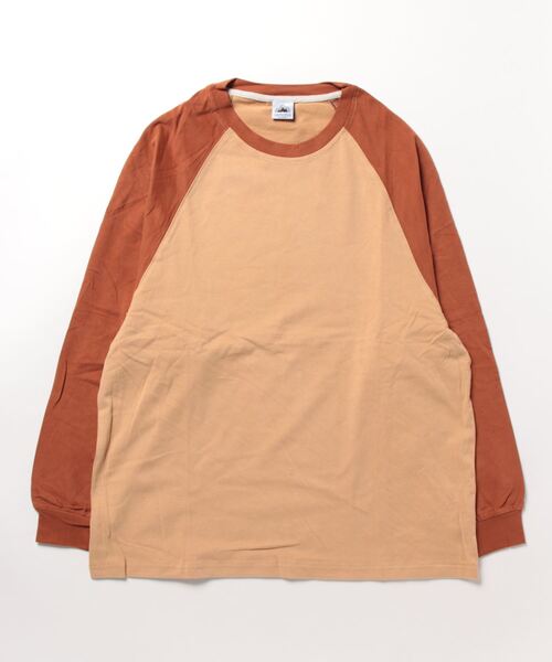 aimoha（アイモハ）の「aimoha outdoor ユニセックス　ラグランロングスリーブTシャツ（Tシャツ/カットソー・レディース・オレンジ/ブラック/カーキ/グレー・MEDIUM/LARGE/X-LARGE）」の21枚目の写真