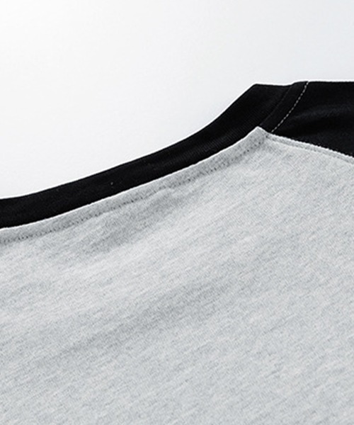 aimoha（アイモハ）の「aimoha outdoor ユニセックス　ラグランロングスリーブTシャツ（Tシャツ/カットソー・レディース・オレンジ/ブラック/カーキ/グレー・MEDIUM/LARGE/X-LARGE）」の14枚目の写真