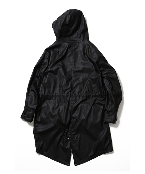 BEAMS(ビームス)の「VAPORIZE / フェイクレザー モッズコート(モッズコート・メンズ・ブラック/ホワイト・LARGE/MEDIUM)」の15枚目の写真