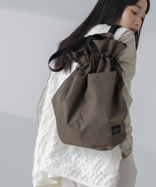 Drifter（ドリフター）の「Drifter/別注 NU KNAP SACK（バックパック/リュック・レディース・ブラック/ブラウン/グレー・FREE）」の7枚目の写真
