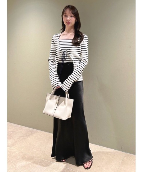 FRAY I.D（フレイアイディー）の「ベルトマルチトート（トートバッグ・レディース・ブルー/ベージュ/ホワイト・FREE）」の5枚目の写真