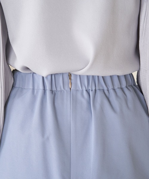 ROPE' PICNIC（ロペピクニック）の「ストレッチIラインスカート（スカート・レディース・キナリ/ベージュ系その他/サックスブルー・40/38/36）」の19枚目の写真