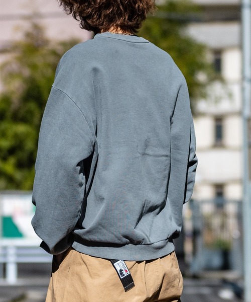 JOHN'S CLOSET（ジョンズクローゼット）の「【i】ヴィンテージグラフィックプリント オーバーサイズピグメント クルーネックスウェット（スウェット・メンズ・ブラック系2/グレー系2/グレー系3/ブラック系1/グレー系1/ブラック系3・LARGE/X-LARGE/MEDIUM）」の22枚目の写真