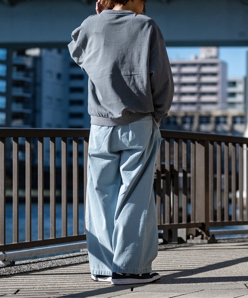 JOHN'S CLOSET（ジョンズクローゼット）の「【i】ヴィンテージグラフィックプリント オーバーサイズピグメント クルーネックスウェット（スウェット・メンズ・ブラック系2/グレー系2/グレー系3/ブラック系1/グレー系1/ブラック系3・LARGE/X-LARGE/MEDIUM）」の9枚目の写真