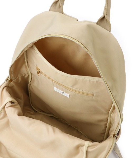 ROPE' PICNIC（ロペピクニック）の「【一部店舗限定】撥水加工リサイクルポリエステルコンビスクエアリュック 13L（バックパック/リュック・レディース・ブラック/ベージュ・FREE）」の15枚目の写真