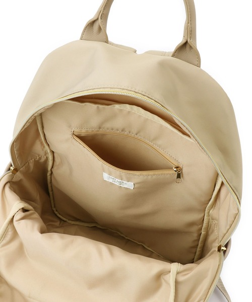 ROPE' PICNIC（ロペピクニック）の「【一部店舗限定】撥水加工リサイクルポリエステルコンビスクエアリュック 13L（バックパック/リュック・レディース・ブラック/ベージュ・FREE）」の16枚目の写真