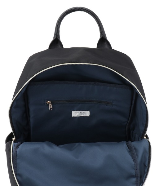 ROPE' PICNIC（ロペピクニック）の「【一部店舗限定】撥水加工リサイクルポリエステルコンビスクエアリュック 13L（バックパック/リュック・レディース・ブラック/ベージュ・FREE）」の18枚目の写真