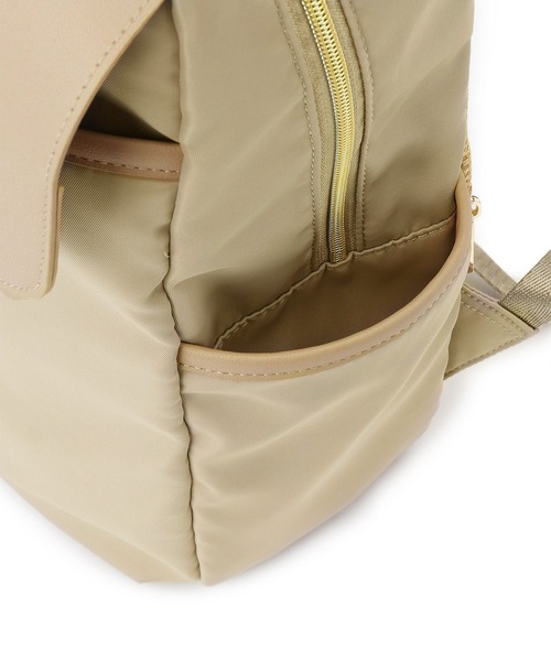 ROPE' PICNIC（ロペピクニック）の「【一部店舗限定】撥水加工リサイクルポリエステルコンビスクエアリュック 13L（バックパック/リュック・レディース・ブラック/ベージュ・FREE）」の9枚目の写真