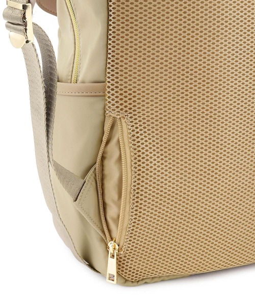 ROPE' PICNIC（ロペピクニック）の「【一部店舗限定】撥水加工リサイクルポリエステルコンビスクエアリュック 13L（バックパック/リュック・レディース・ブラック/ベージュ・FREE）」の10枚目の写真