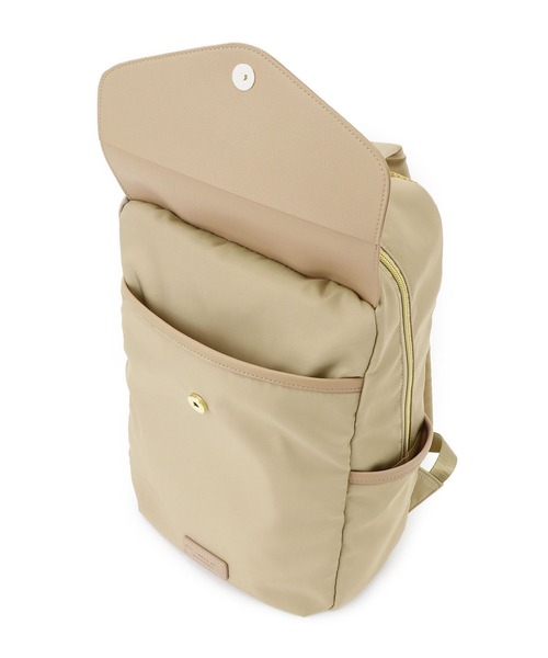 ROPE' PICNIC（ロペピクニック）の「【一部店舗限定】撥水加工リサイクルポリエステルコンビスクエアリュック 13L（バックパック/リュック・レディース・ブラック/ベージュ・FREE）」の11枚目の写真