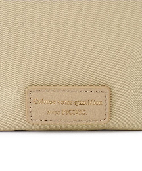 ROPE' PICNIC（ロペピクニック）の「【一部店舗限定】撥水加工リサイクルポリエステルコンビスクエアリュック 13L（バックパック/リュック・レディース・ブラック/ベージュ・FREE）」の12枚目の写真