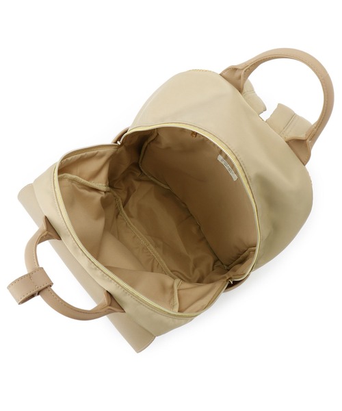 ROPE' PICNIC（ロペピクニック）の「【一部店舗限定】撥水加工リサイクルポリエステルコンビスクエアリュック 13L（バックパック/リュック・レディース・ブラック/ベージュ・FREE）」の19枚目の写真