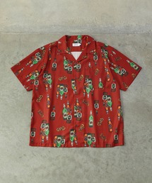 ＪＵＧＬＡＮＳ（ユグランス）の「ATELANE ビール総柄ショートスリーブオープンシャツ（シャツ/ブラウス・メンズ）」