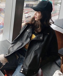 Miniministore | ライダーズジャケット ダブル レディース(ライダースジャケット)