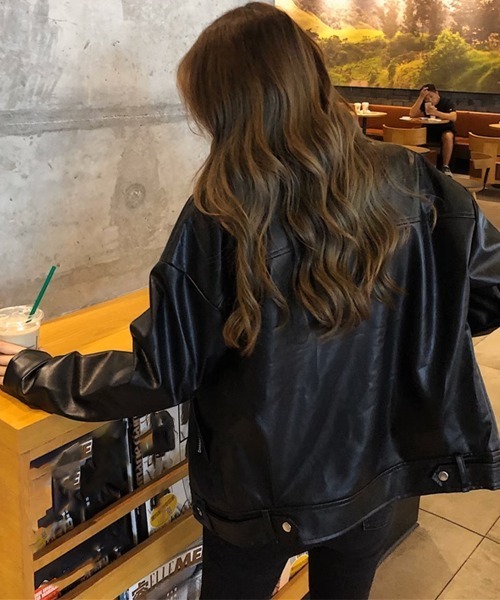 Miniministore（ミニミニストア）の「ライダーズジャケット ダブル レディース（ライダースジャケット・レディース・ブラック・L/M/XL）」の4枚目の写真