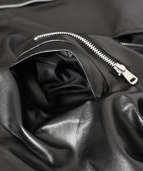 Miniministore（ミニミニストア）の「ライダーズジャケット ダブル レディース（ライダースジャケット・レディース・ブラック・L/M/XL）」の20枚目の写真