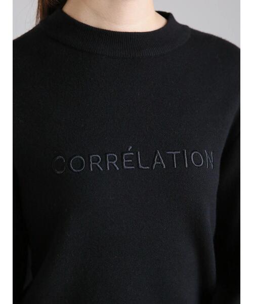 Te chichi(テチチ)の「アソート刺繍ロゴニット(ニット/セーター・レディース・グレー/ブラック/ネイビー/オフホワイト・F)」の20枚目の写真