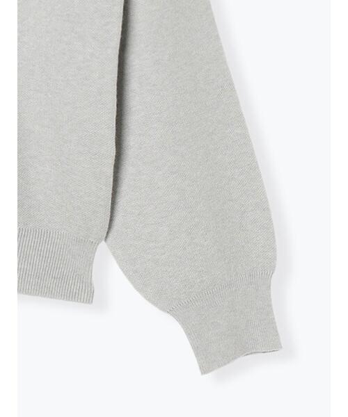Te chichi(テチチ)の「アソート刺繍ロゴニット(ニット/セーター・レディース・グレー/ブラック/ネイビー/オフホワイト・F)」の6枚目の写真