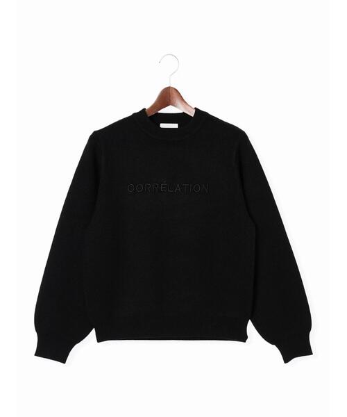 Te chichi(テチチ)の「アソート刺繍ロゴニット(ニット/セーター・レディース・グレー/ブラック/ネイビー/オフホワイト・F)」の5枚目の写真