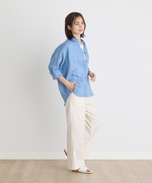 INED（イネド）の「リネンレギュラーカラーシャツ 《le lin