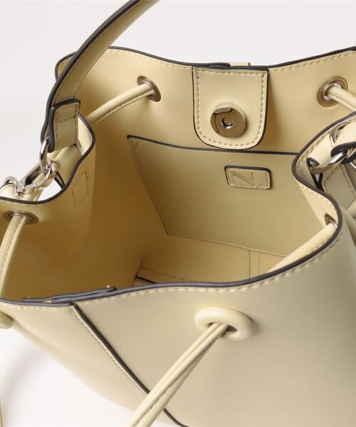 N.（N. Natural Beauty Basic）（エヌエヌナチュラルビューティーベーシック）の「◆バケット型ショルダーバッグ（ショルダーバッグ・レディース・ホワイト/ミント/ブラック・ﾌﾘ-）」の8枚目の写真