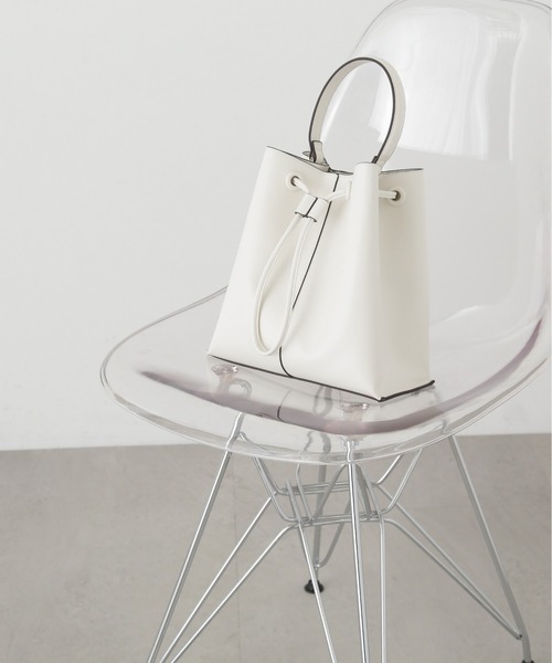 N.（N. Natural Beauty Basic）（エヌエヌナチュラルビューティーベーシック）の「◆バケット型ショルダーバッグ（ショルダーバッグ・レディース・ホワイト/ミント/ブラック・ﾌﾘ-）」の11枚目の写真