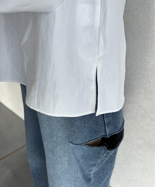 feepur(フェピュール)の「2wayボウタイブラウス(シャツ/ブラウス・レディース・ブラック/オフホワイト・MEDIUM)」の21枚目の写真