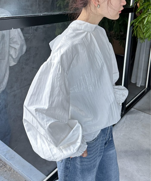 feepur(フェピュール)の「2wayボウタイブラウス(シャツ/ブラウス・レディース・ブラック/オフホワイト・MEDIUM)」の14枚目の写真