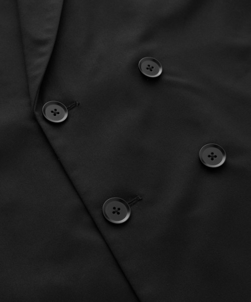 SERACE（セラス）の「【SERACE】Loose silhouette short sleeve double tailored jacket / ルーズシルエット半袖ダブルテーラードジャケット（テーラードジャケット・メンズ・ブラック/チャコールグレー/ライトグレー/グレー系/ブラック系・L/M/S）」の18枚目の写真