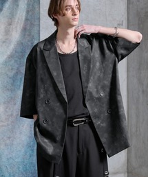 SERACE（セラス）の「【SERACE】Loose silhouette short sleeve double tailored jacket / ルーズシルエット半袖ダブルテーラードジャケット（テーラードジャケット）」