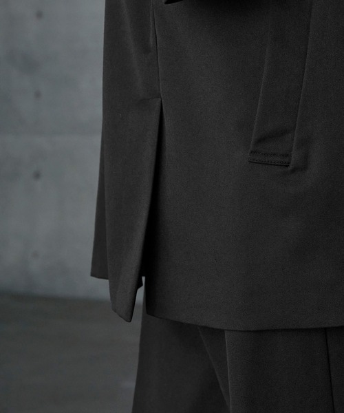 【SERACE】Loose silhouette short sleeve double tailored jacket / ルーズシルエット半袖ダブルテーラードジャケット