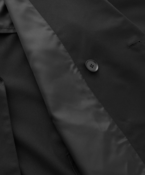 SERACE（セラス）の「【SERACE】Loose silhouette short sleeve double tailored jacket / ルーズシルエット半袖ダブルテーラードジャケット（テーラードジャケット・メンズ・ブラック/チャコールグレー/ライトグレー/グレー系/ブラック系・L/M/S）」の16枚目の写真