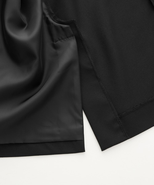 SERACE（セラス）の「【SERACE】Loose silhouette short sleeve double tailored jacket / ルーズシルエット半袖ダブルテーラードジャケット（テーラードジャケット・メンズ・ブラック/チャコールグレー/ライトグレー/グレー系/ブラック系・L/M/S）」の14枚目の写真